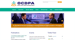 Desktop Screenshot of ocdpa.on.ca